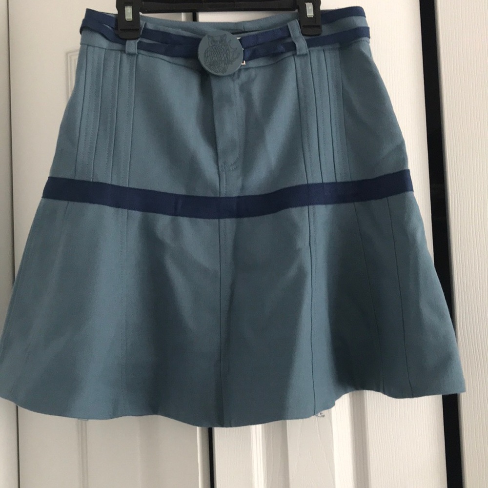 Marc Jacobs Light Blue Owl Skirt